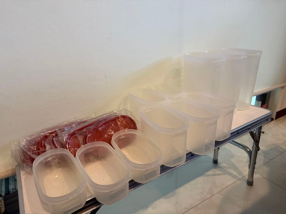 タッパーウェア　楕円タッパー２２個セット