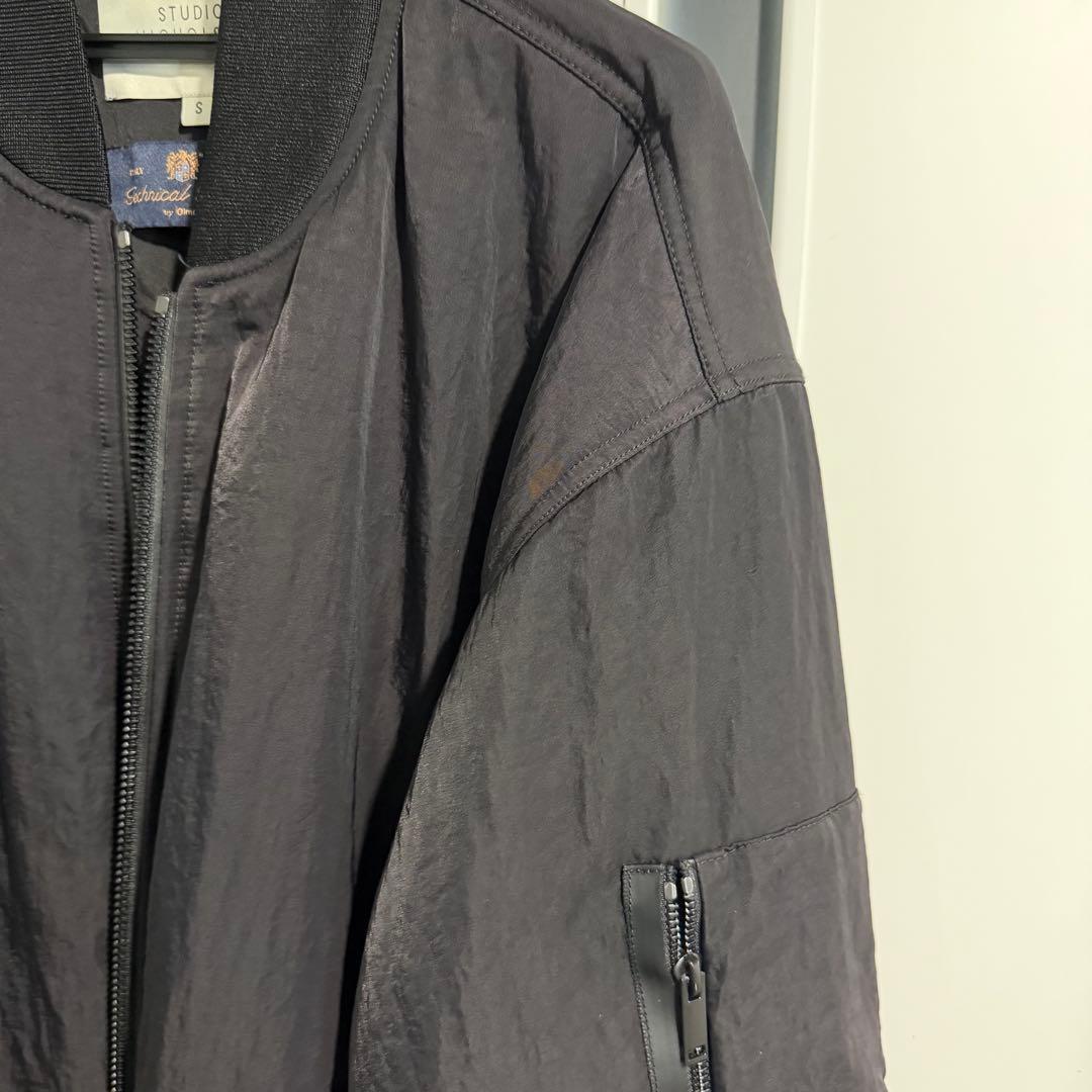 スタジオニコルソン ボンバージャケット S Black snm-1107