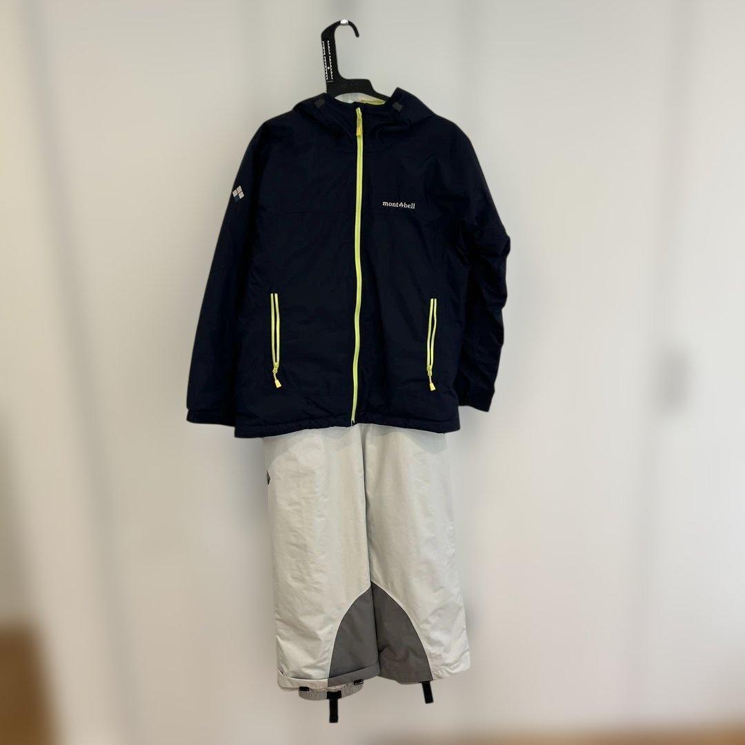 mont-bell 子ども用スキーウェアセット 160