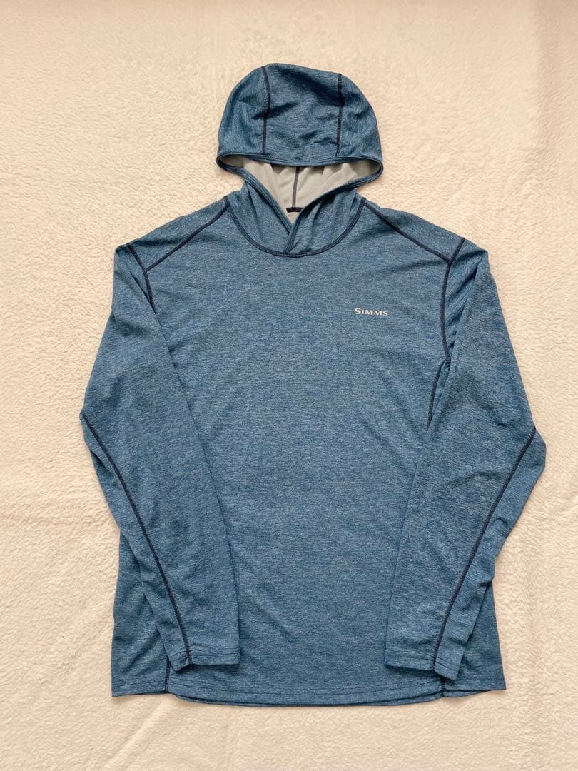 シムス　SIMMS フード付ロングスリーブ　長袖パーカー　カットソー　Mサイズ