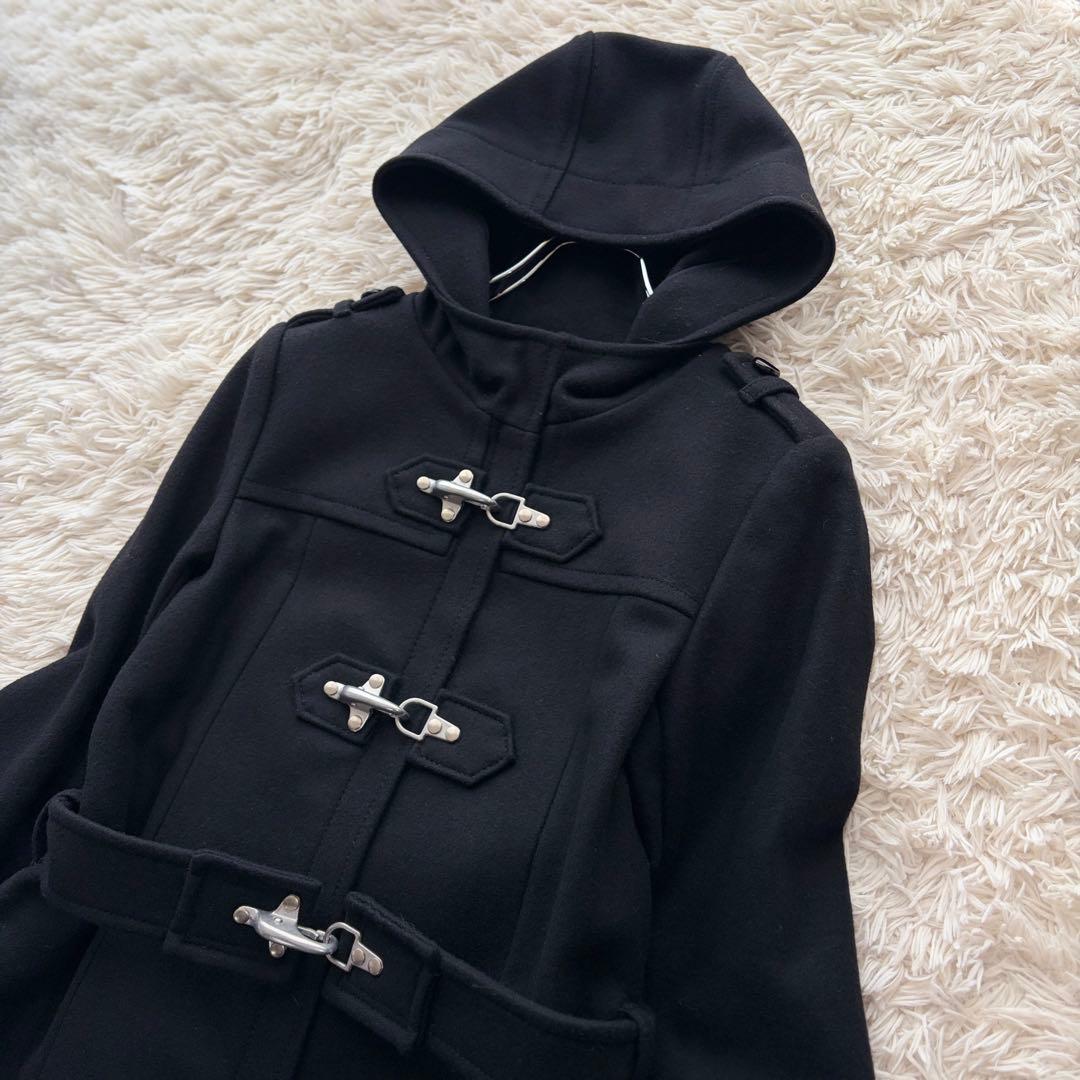 【希少✨】Lois CRAYON ロイスクレヨン カシミヤ混ダッフルコート黒 M