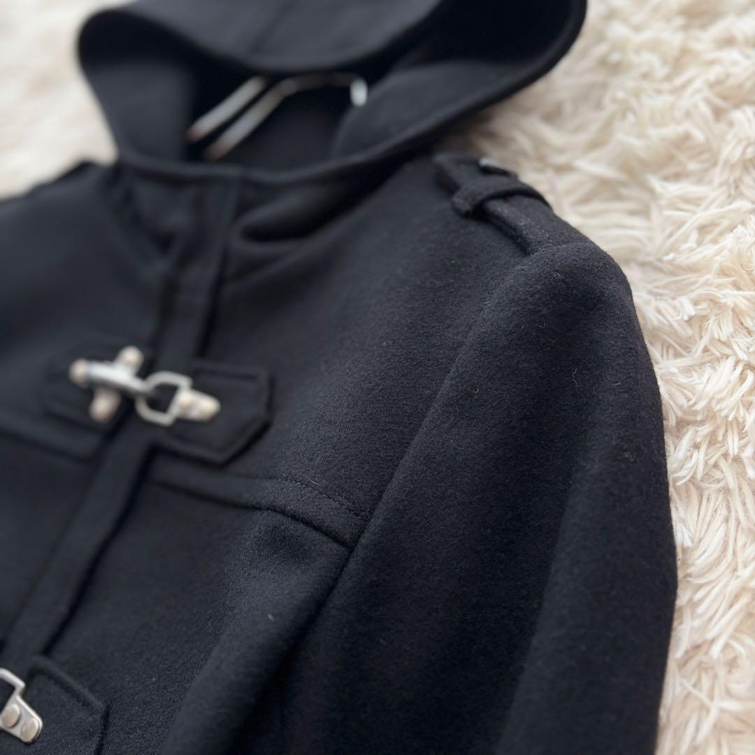 【希少✨】Lois CRAYON ロイスクレヨン カシミヤ混ダッフルコート黒 M