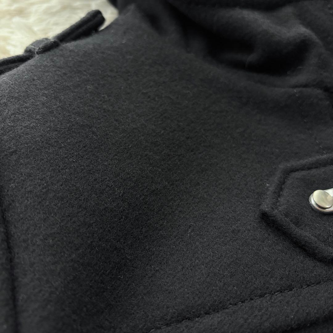 【希少✨】Lois CRAYON ロイスクレヨン カシミヤ混ダッフルコート黒 M