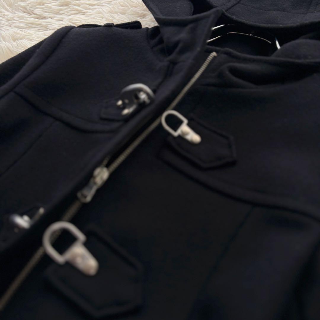 【希少✨】Lois CRAYON ロイスクレヨン カシミヤ混ダッフルコート黒 M