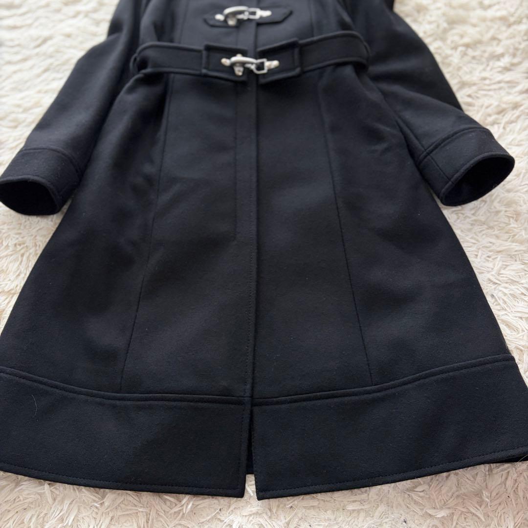 【希少✨】Lois CRAYON ロイスクレヨン カシミヤ混ダッフルコート黒 M