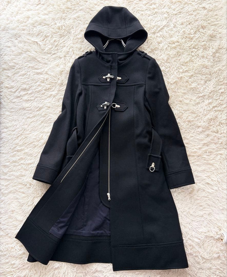 【希少✨】Lois CRAYON ロイスクレヨン カシミヤ混ダッフルコート黒 M