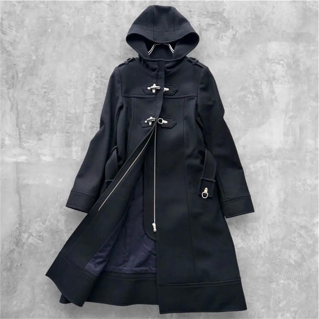 【希少✨】Lois CRAYON ロイスクレヨン カシミヤ混ダッフルコート黒 M