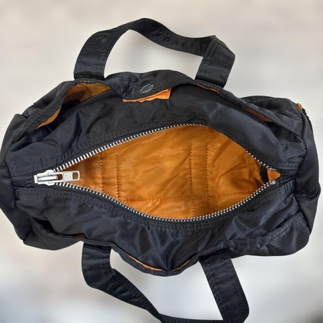 【ポーター】黒タンカーミニドラムバッグ