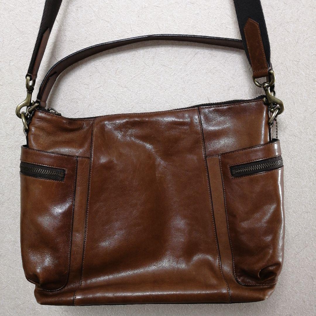 COACH コーチ 71039 ブリーカー レザー バッグ 2WAY ブラウン