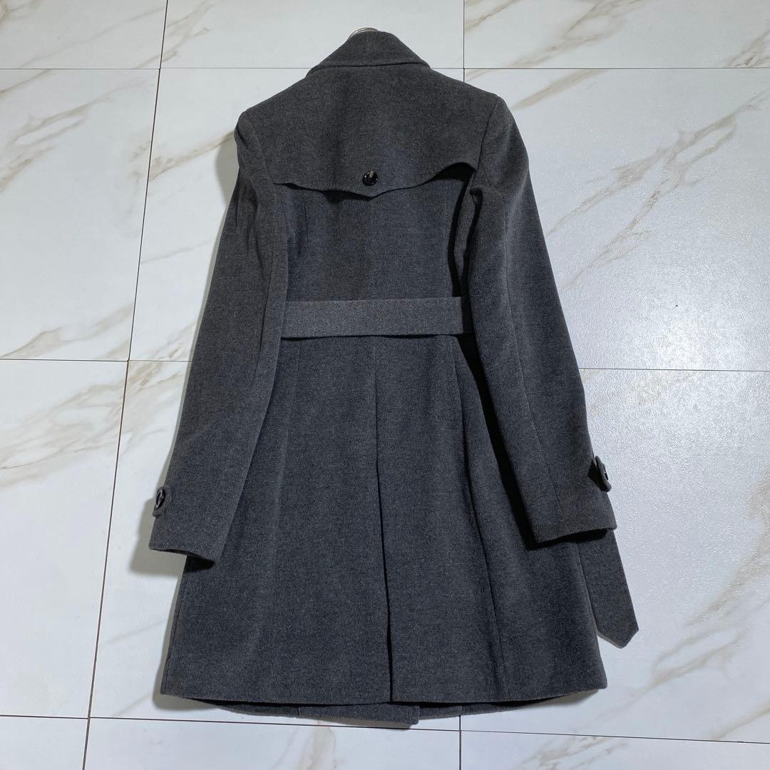 新品タグ付♡アナイ アンゴラウール ダブルフェイストレンチコート ベルデッド