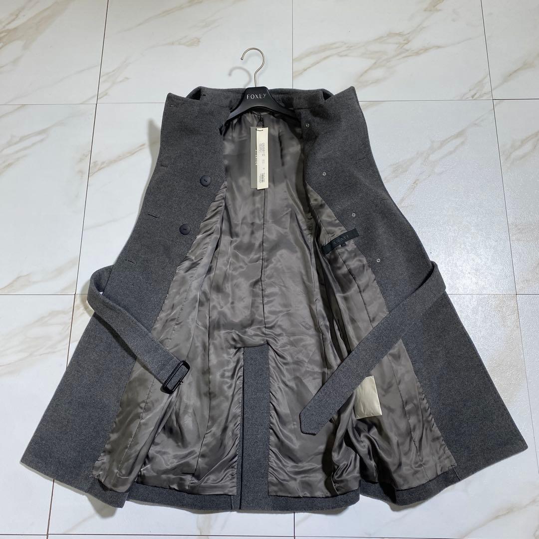 新品タグ付♡アナイ アンゴラウール ダブルフェイストレンチコート ベルデッド