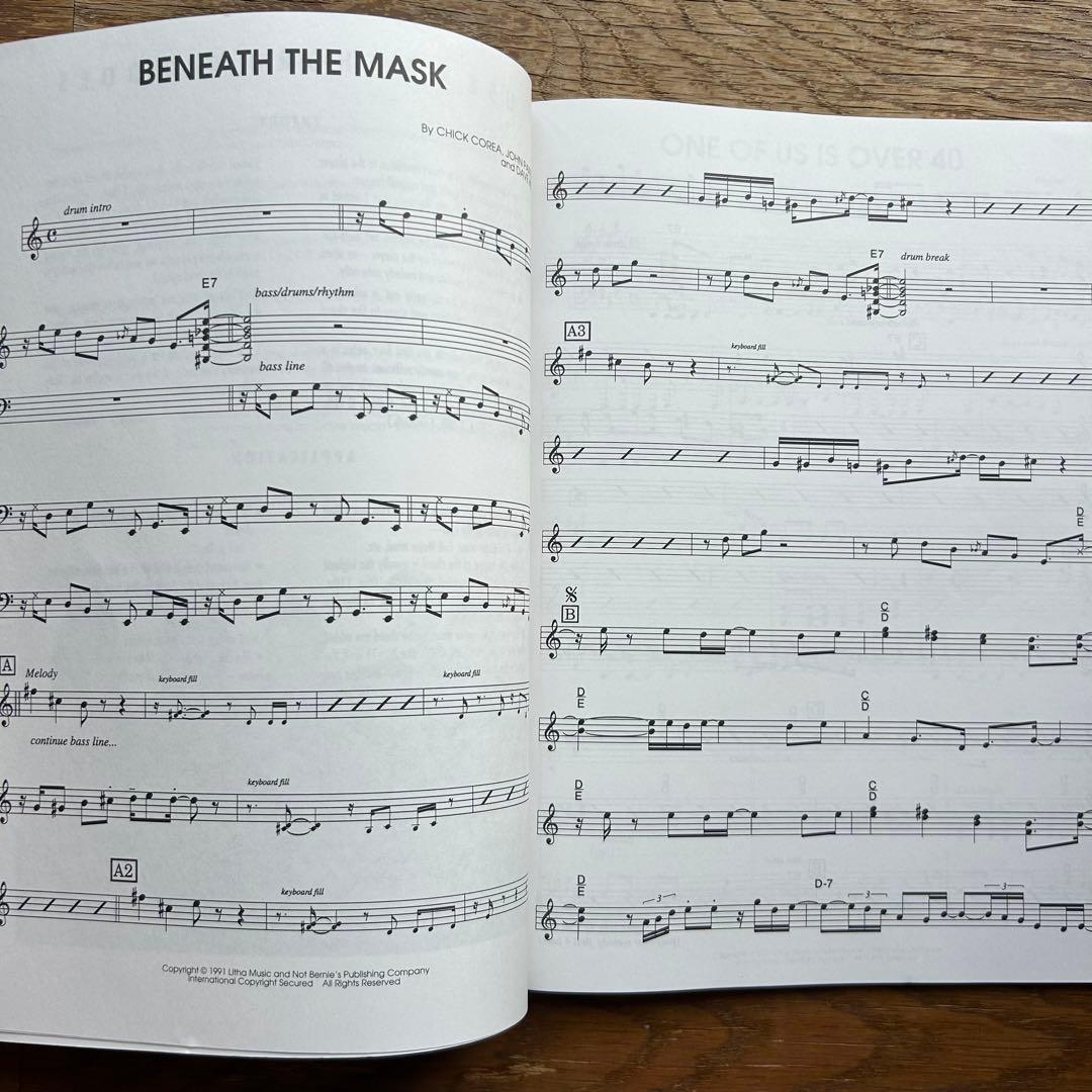 CHICK COREA Beneath The Mask チック・コリア 楽譜