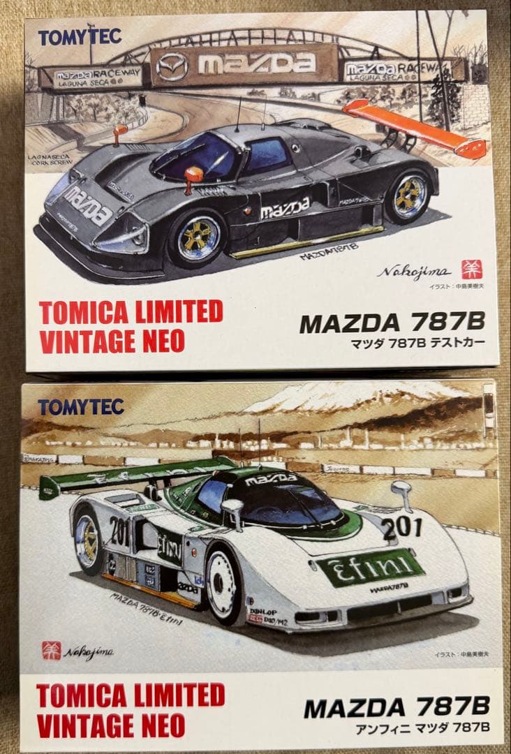 エ*ー様 TOMICA MAZDA 787B テストカー 、アンフィニーマツダ