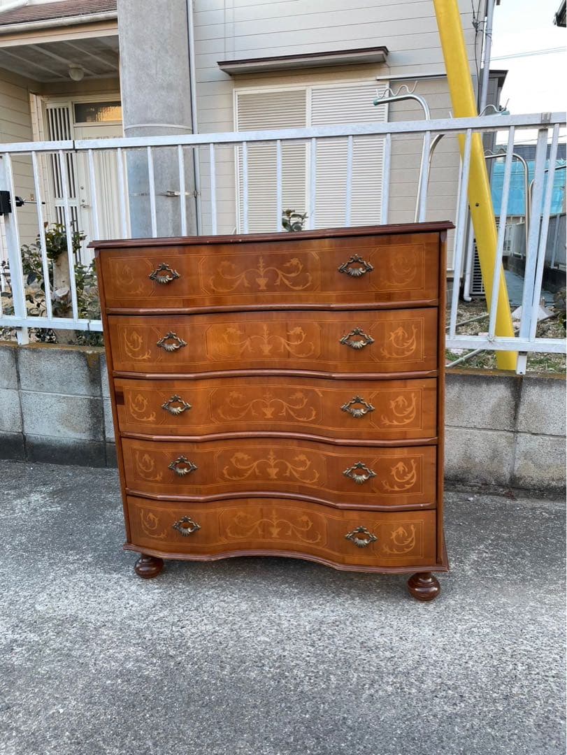 イタリア製　象嵌　チェスト　サイドボード　アンティーク