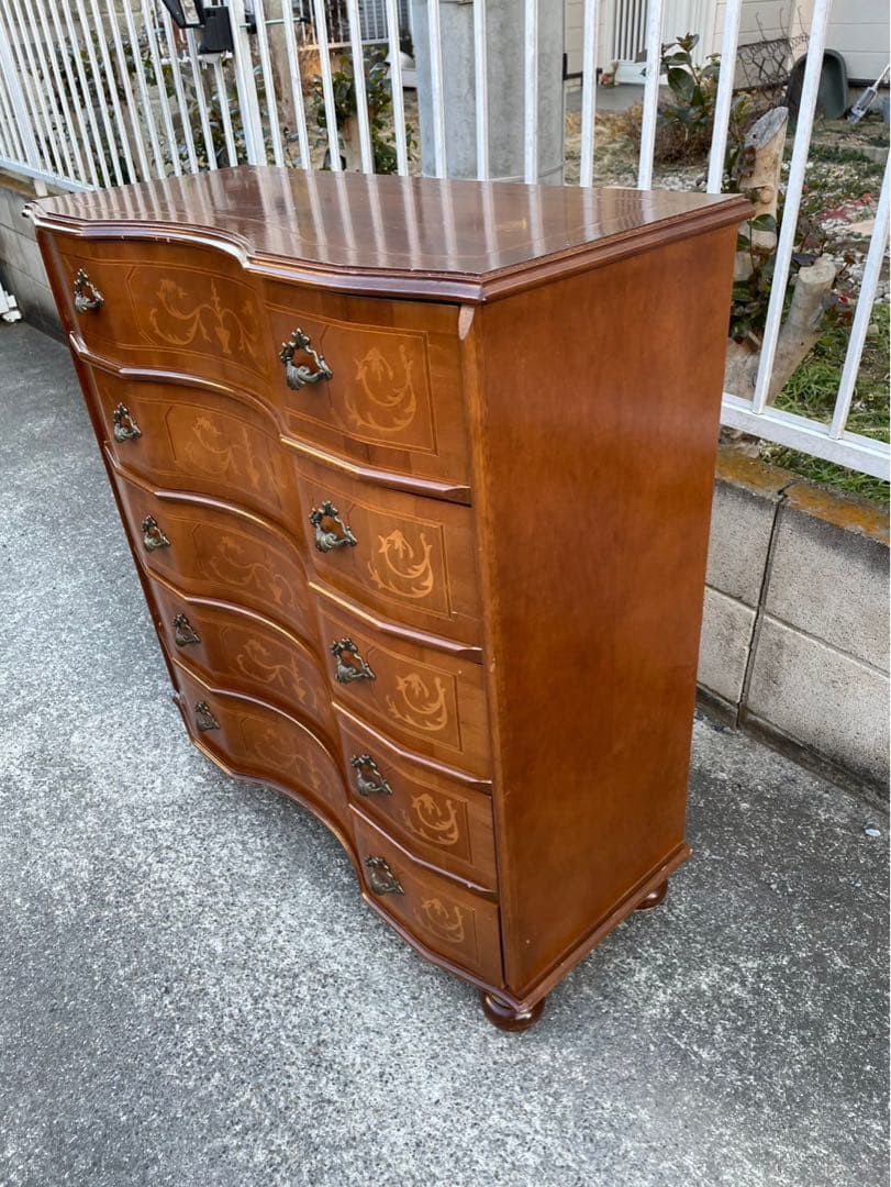 イタリア製　象嵌　チェスト　サイドボード　アンティーク