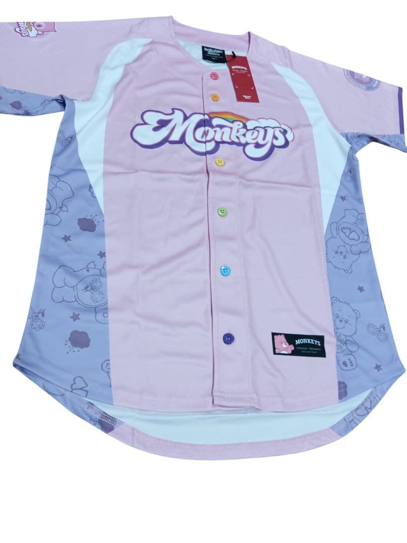 Cure Bears キュアベア　楽天モンキーズ　 応援　ユニフォーム ピンク