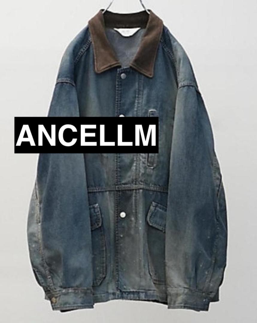 新宿伊勢丹限定 ANCELLM DENIM WORK JACKET アンセルム