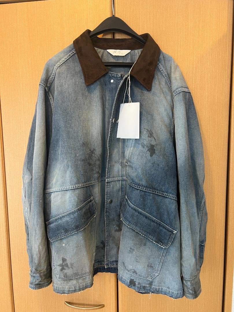 新宿伊勢丹限定 ANCELLM DENIM WORK JACKET アンセルム