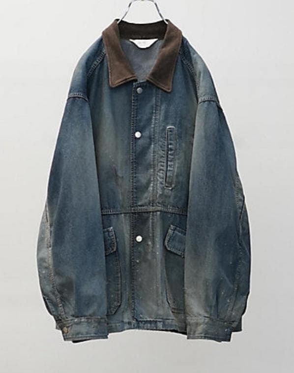 新宿伊勢丹限定 ANCELLM DENIM WORK JACKET アンセルム