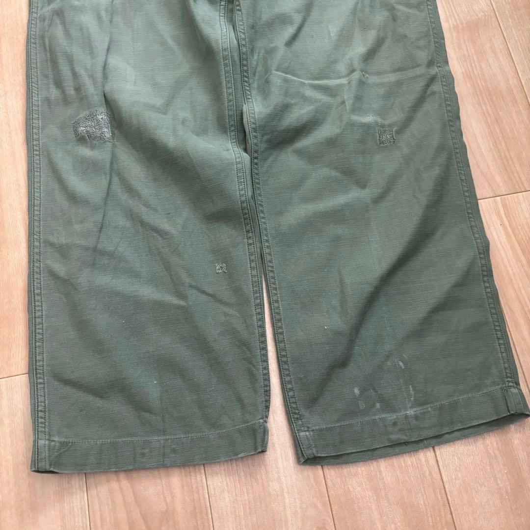 60s us army ミリタリー og107 コットンサテン ベイカーパンツ