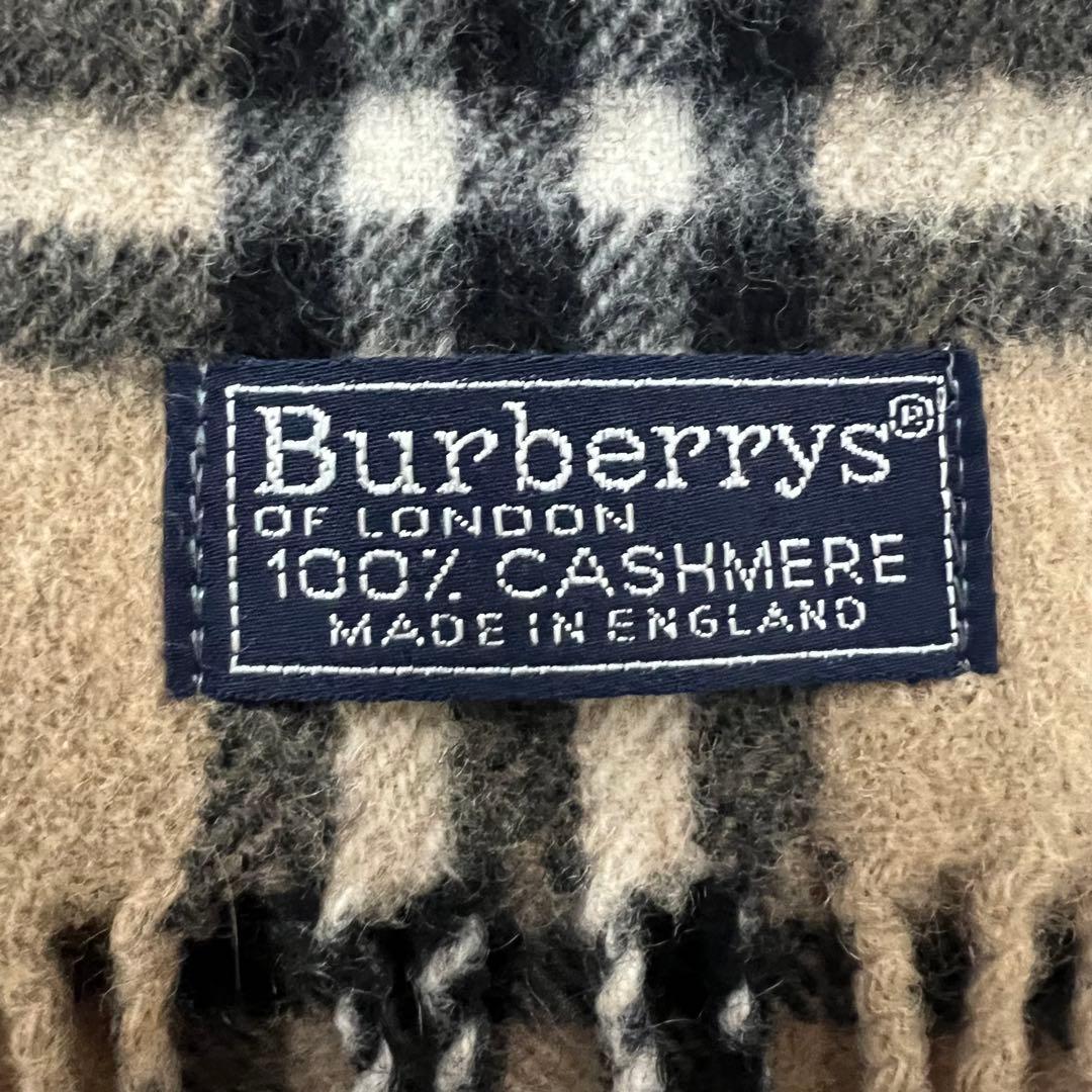 BURBERRY バーバリー ロンドン✨️英国製　カシミヤ　ノバチェック　マフラー