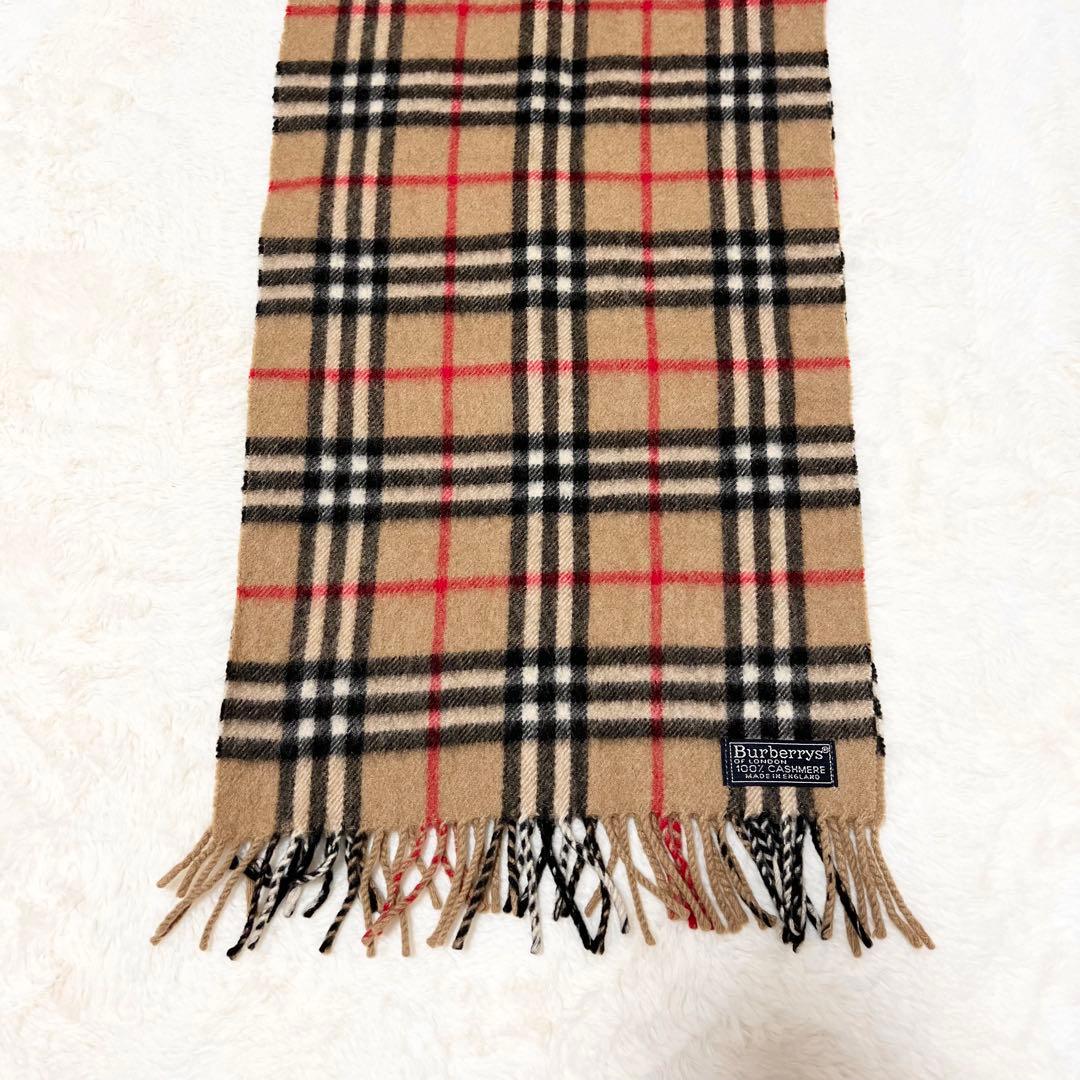 BURBERRY バーバリー ロンドン✨️英国製　カシミヤ　ノバチェック　マフラー