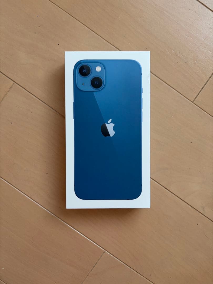 【美品】Apple iPhone 13 本体 青
