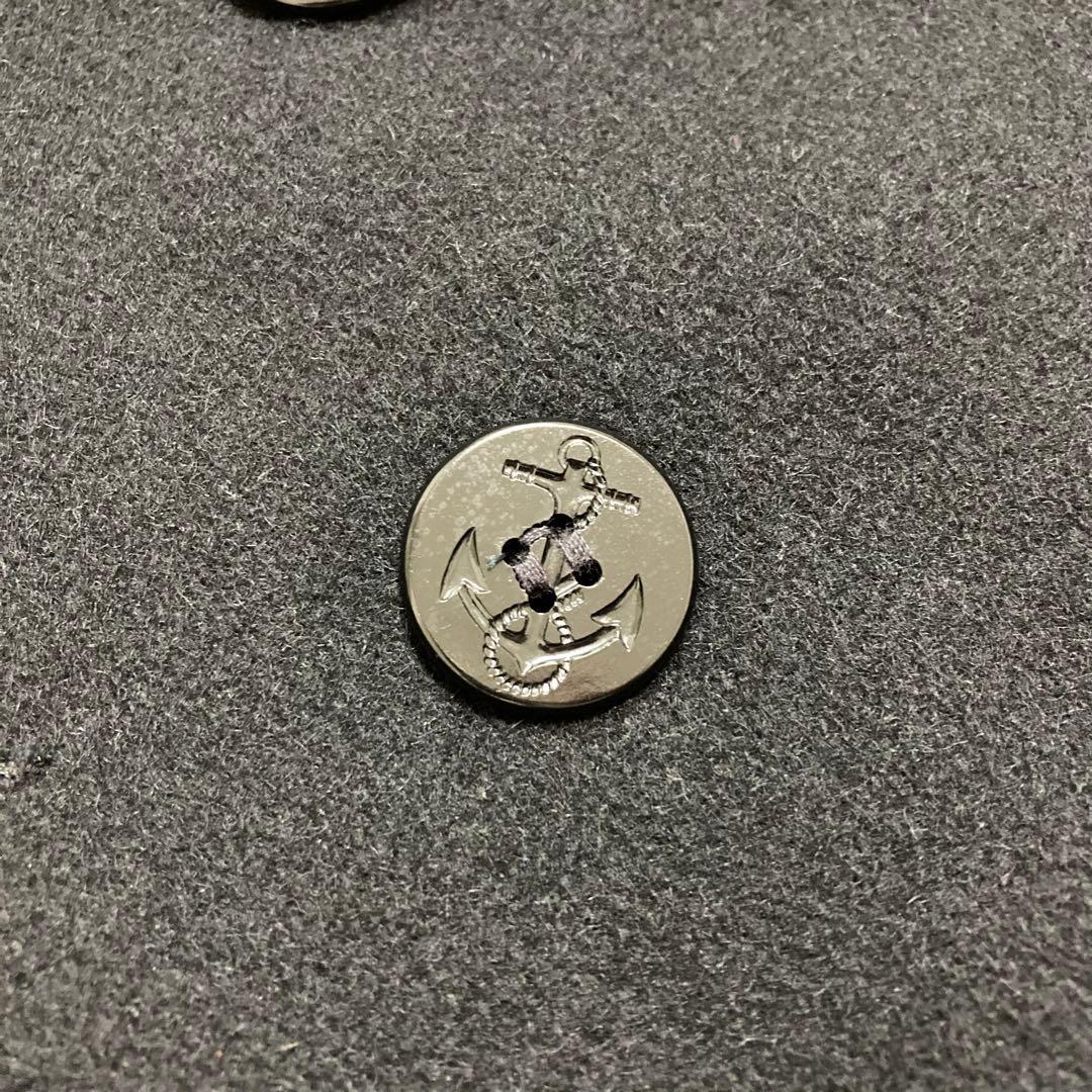 Schott メルトンウール ピーコート 740N 753US メンズ ブラック