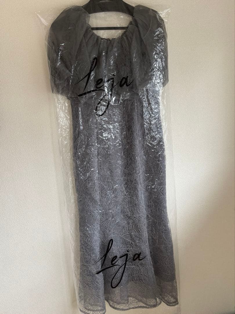 LEJA 2WAYオフショルダーパフスリーブマーメイドドレス