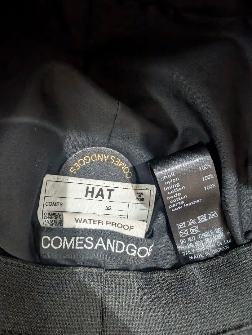 COMESANDGOES/ARMY HAT ( あご紐付き )