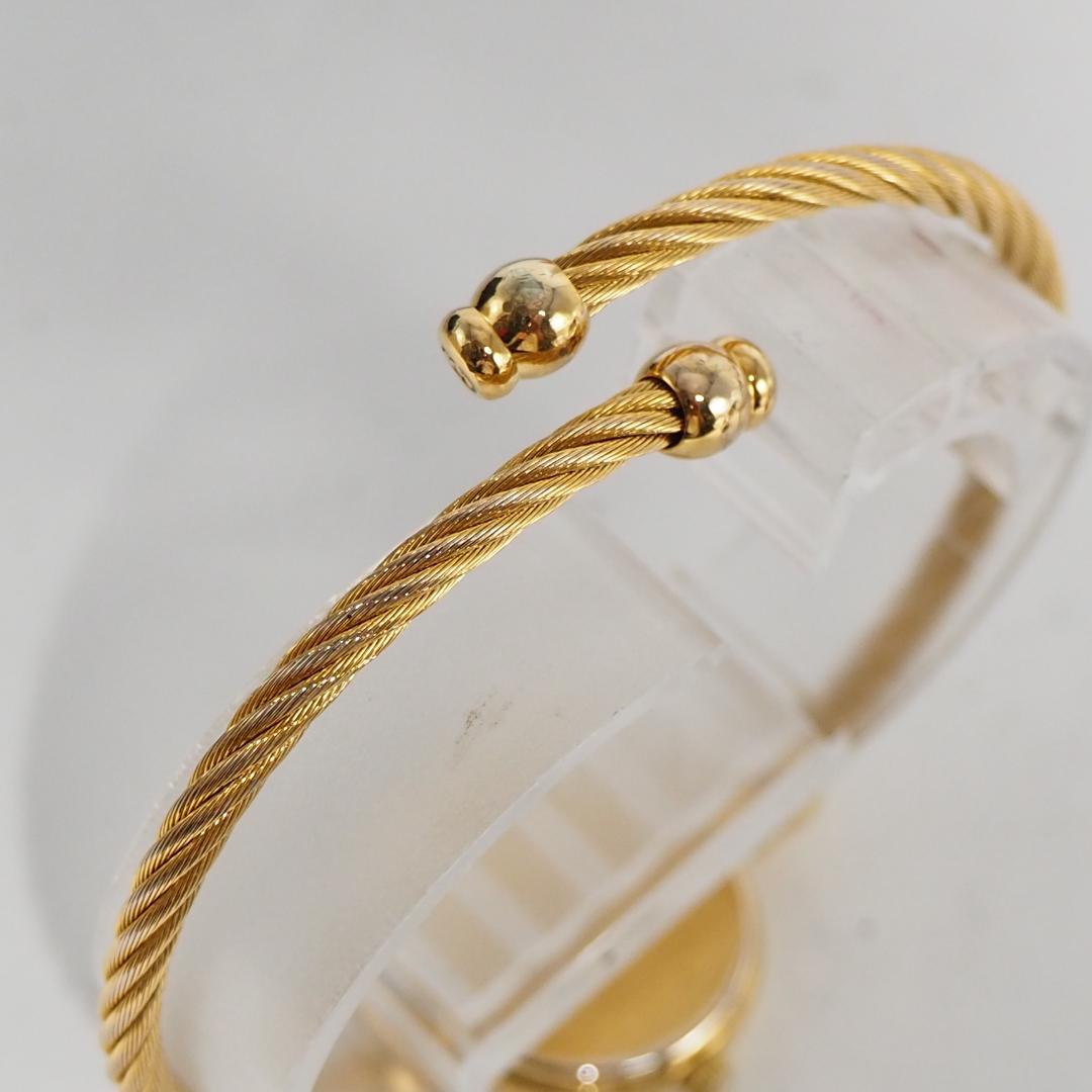 美品 グッチ GUCCI バングルウォッチ 2700L シェル 腕時計 H401