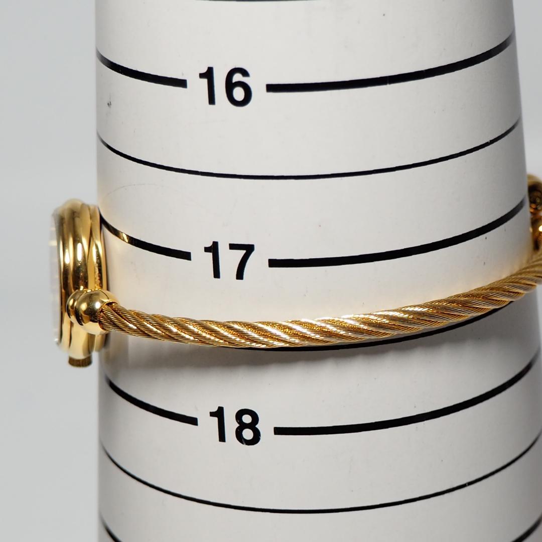 美品 グッチ GUCCI バングルウォッチ 2700L シェル 腕時計 H401