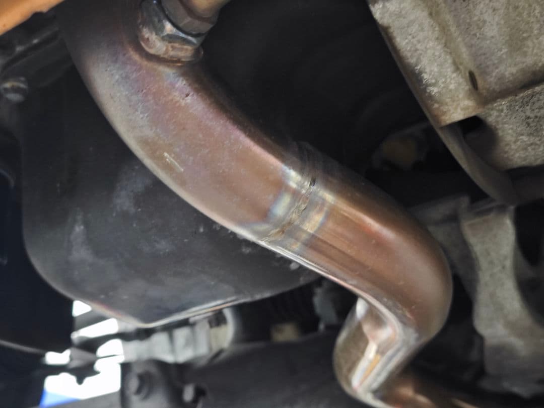 値下げしました！！エッセ用サイド管！！サムライパワーサイドデュアル！！