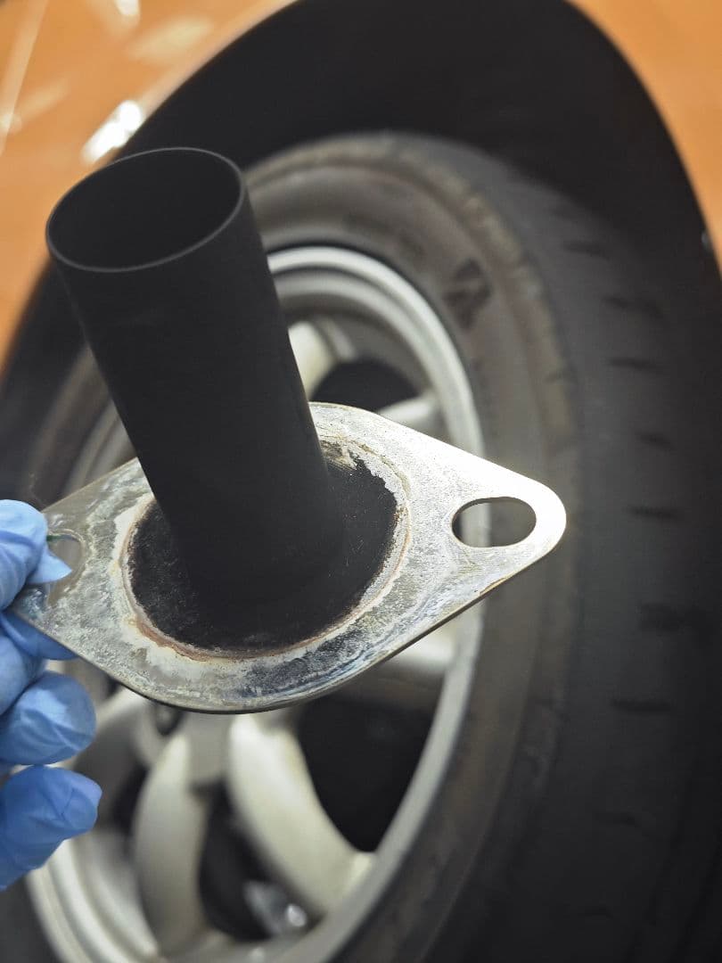 値下げしました！！エッセ用サイド管！！サムライパワーサイドデュアル！！