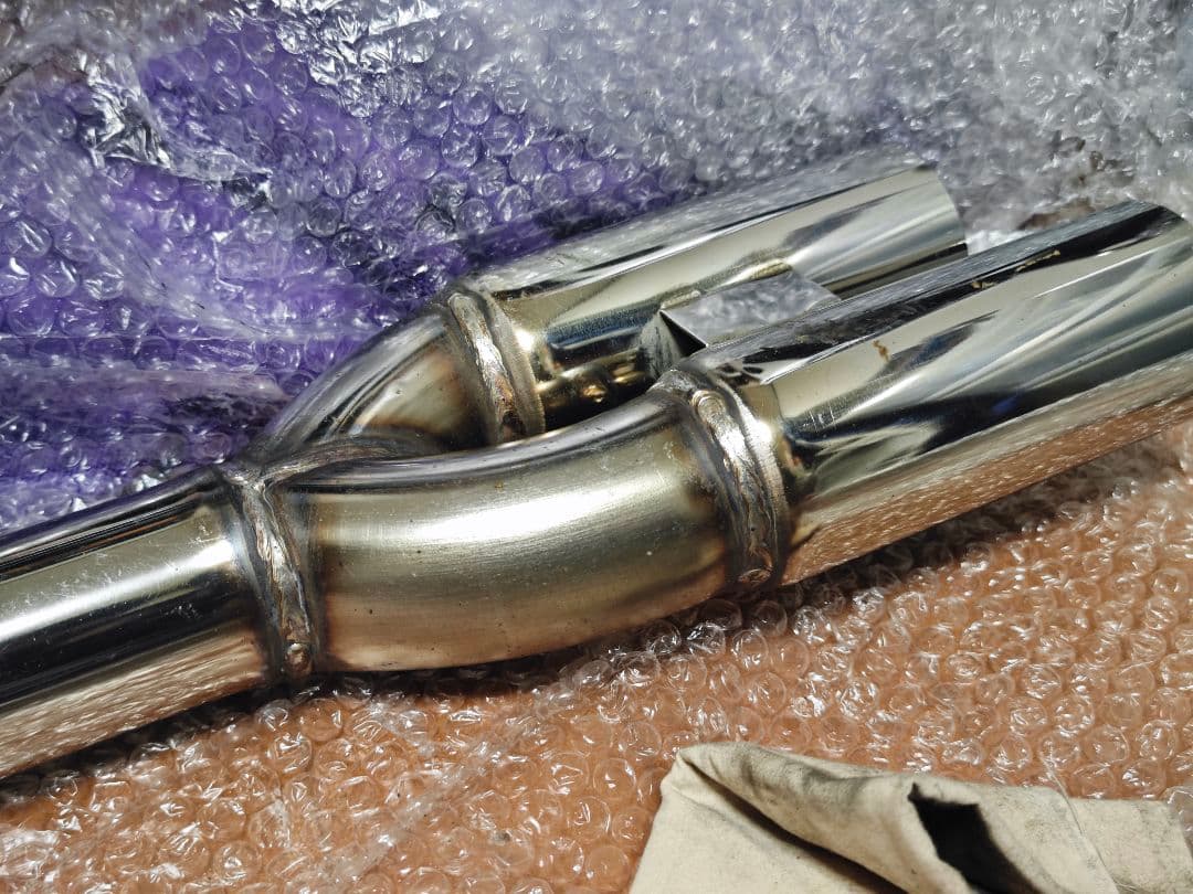 値下げしました！！エッセ用サイド管！！サムライパワーサイドデュアル！！