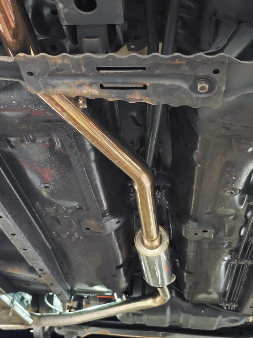 値下げしました！！エッセ用サイド管！！サムライパワーサイドデュアル！！