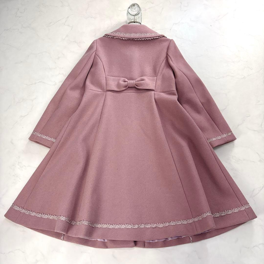 美品✨アクシーズファムKawaii ケープ付 ロングコート ピンク M