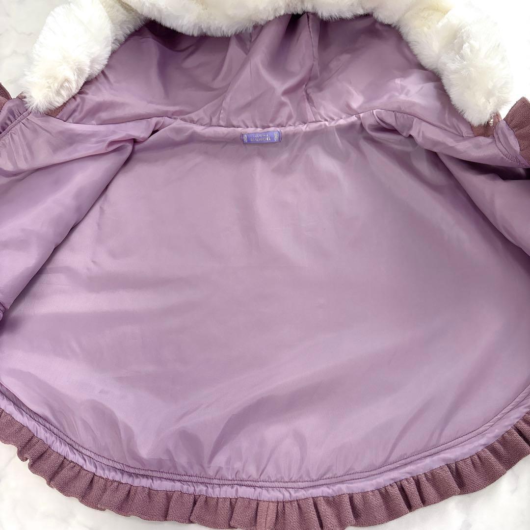 美品✨アクシーズファムKawaii ケープ付 ロングコート ピンク M