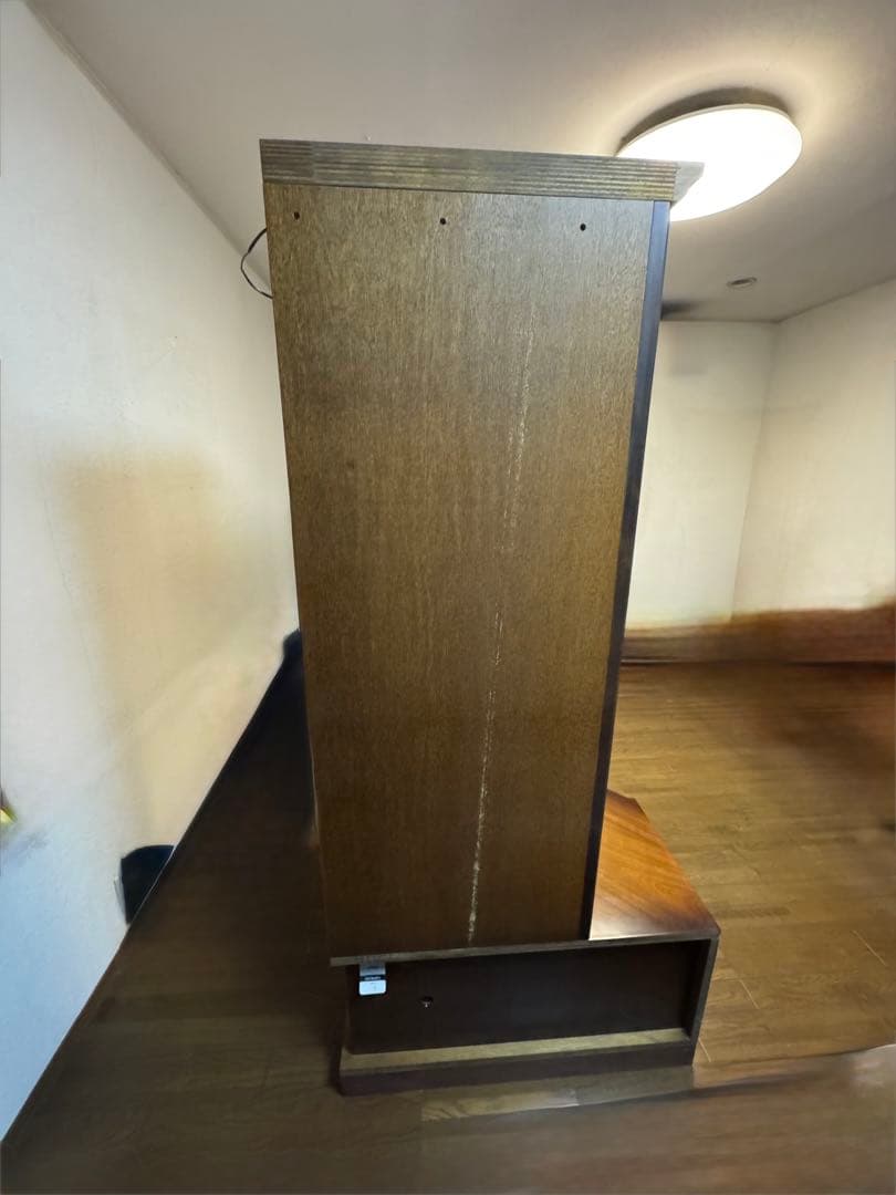 KARIMOKU カリモク コーナーテレビ台キャビネット ガラス棚