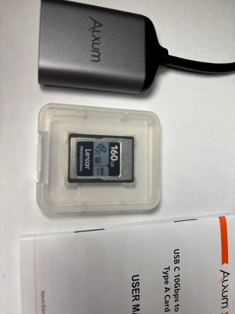 A*A様 Lexar CFexpress TypeA 160GB カードリーダー