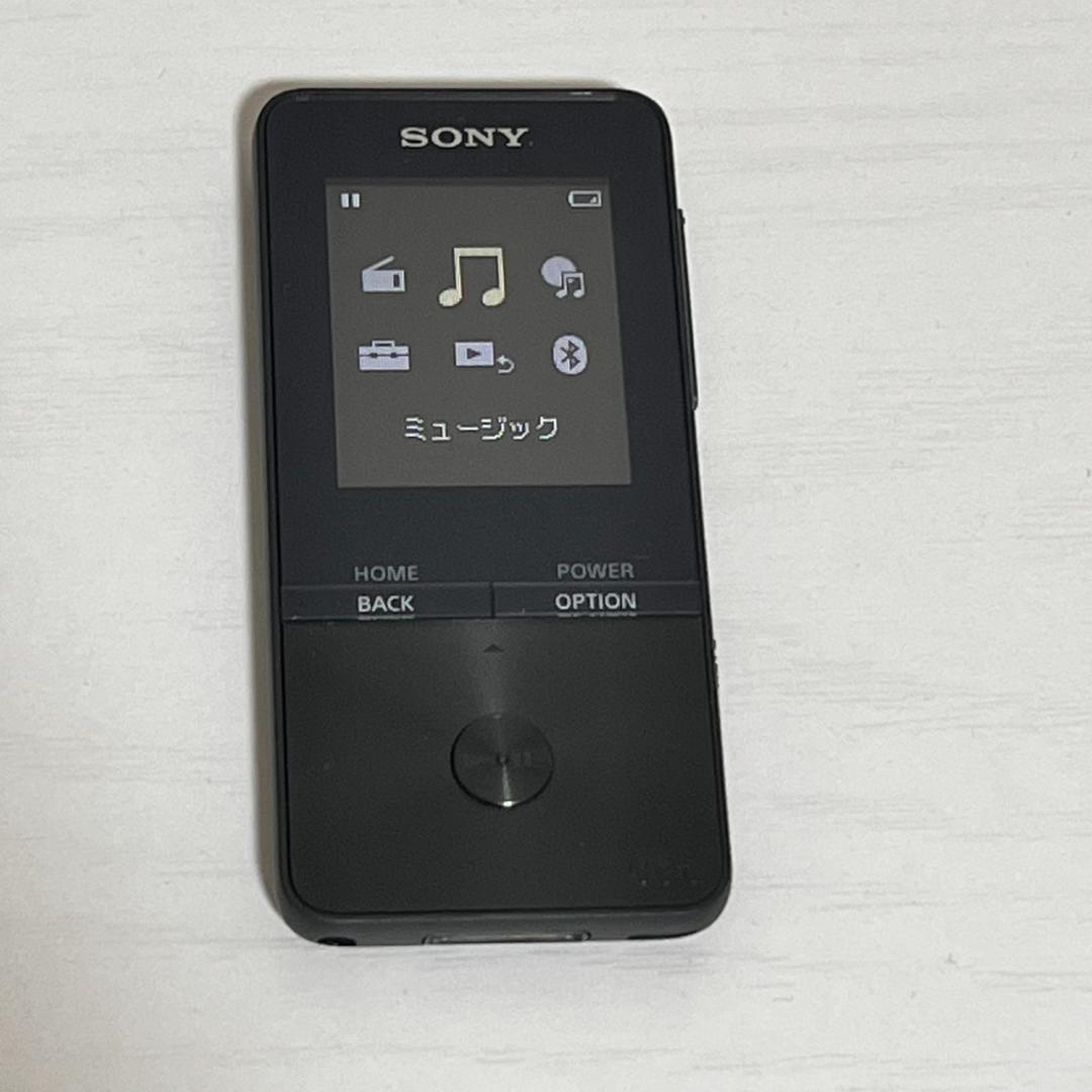 【ほぼ未使用】SONY NW-S313 デジタルオーディオプレーヤー ブラック