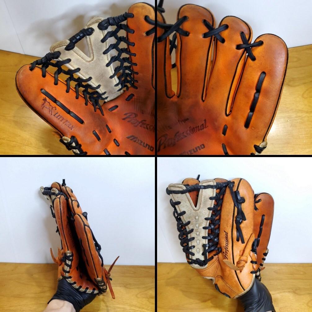 ミズノ 高橋由伸モデル Y字ウェブ 限定カラー 児童用 外野用 軟式グローブ