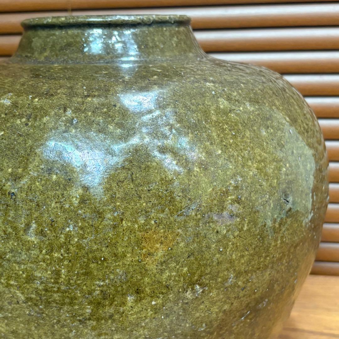 古唐津焼　大きい壺