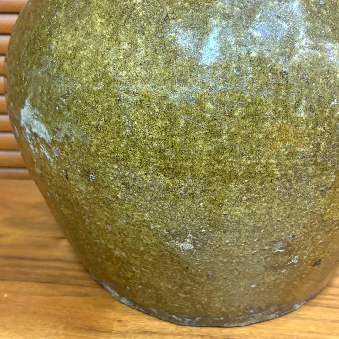 古唐津焼　大きい壺