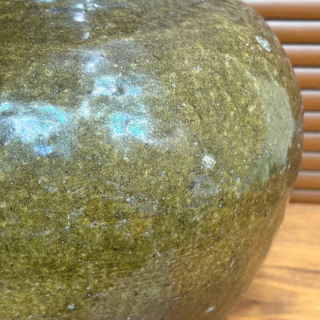 古唐津焼　大きい壺