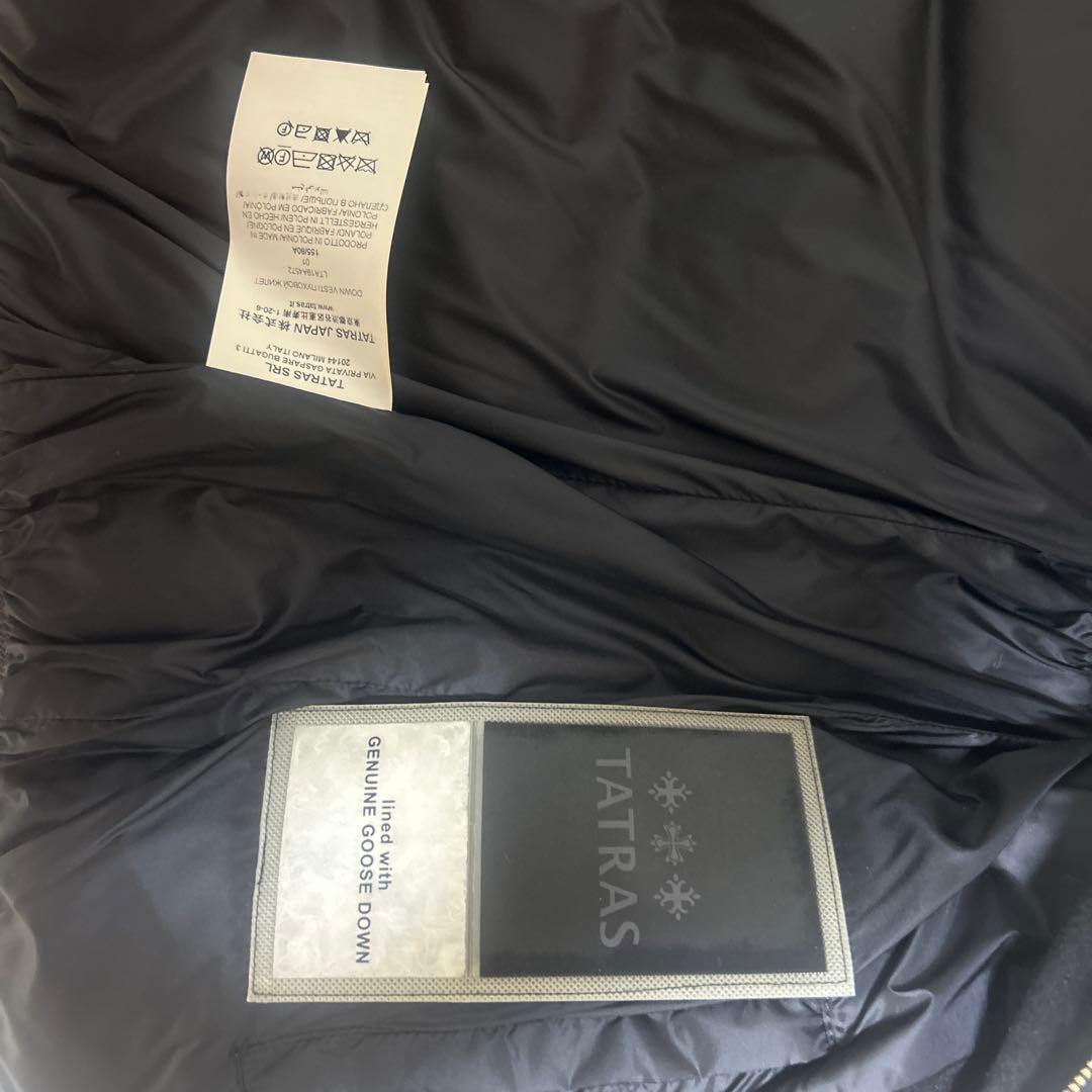 TATRAS 黒 ダウンベスト