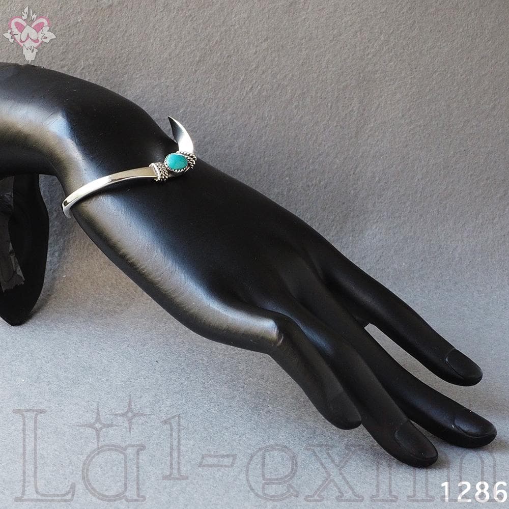 美品 ターコイズ インディアンジュエリー 純銀製 シルバー 刻印 BT バングル