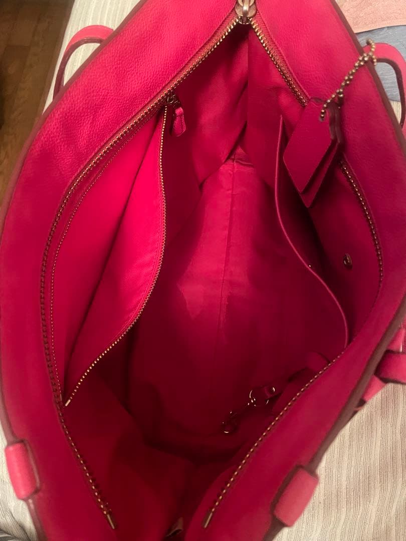 COACH テイタム トート ウィップラッシュ コーチ　トートバック　ピンク