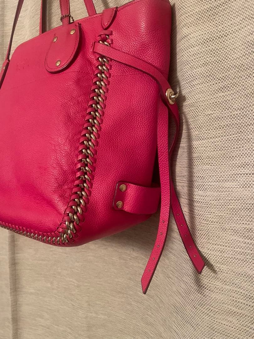 COACH テイタム トート ウィップラッシュ コーチ　トートバック　ピンク