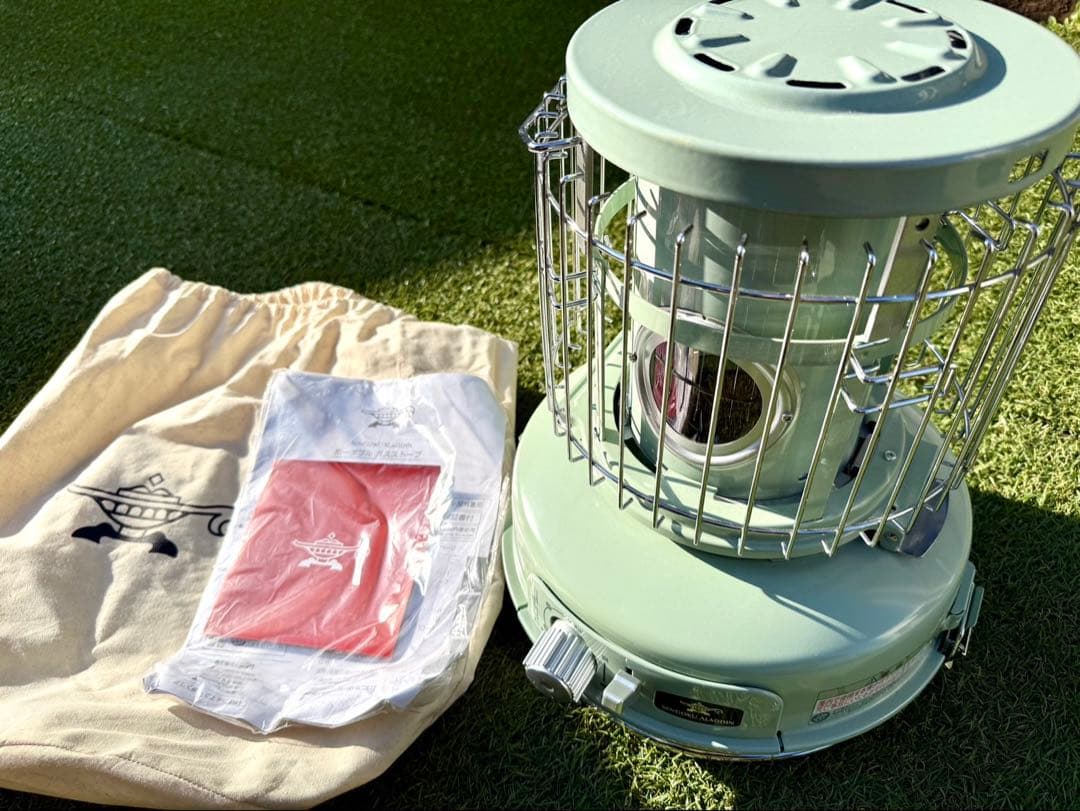 【未使用・箱無し】センゴク アラジン　ガスストーブ　グリーン